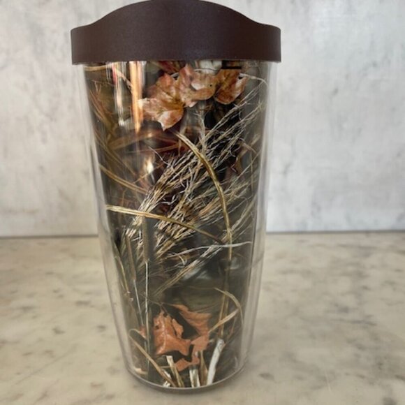 TERVIS Realtree Fall Grass Leaf Print 16 oz Tumbler, Lid & Carry Handle - Picture 5 of 16